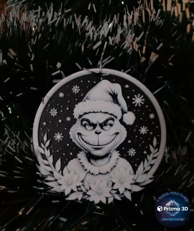 Grincses karácsonyfadísz
